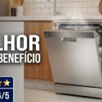 Lava-louças Electrolux inox modelo LL08S com capacidade para 8 serviços destacada como melhor custo-benefÃcio
